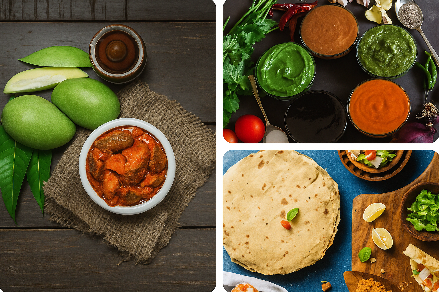 Pickles, Chutneys and Papad